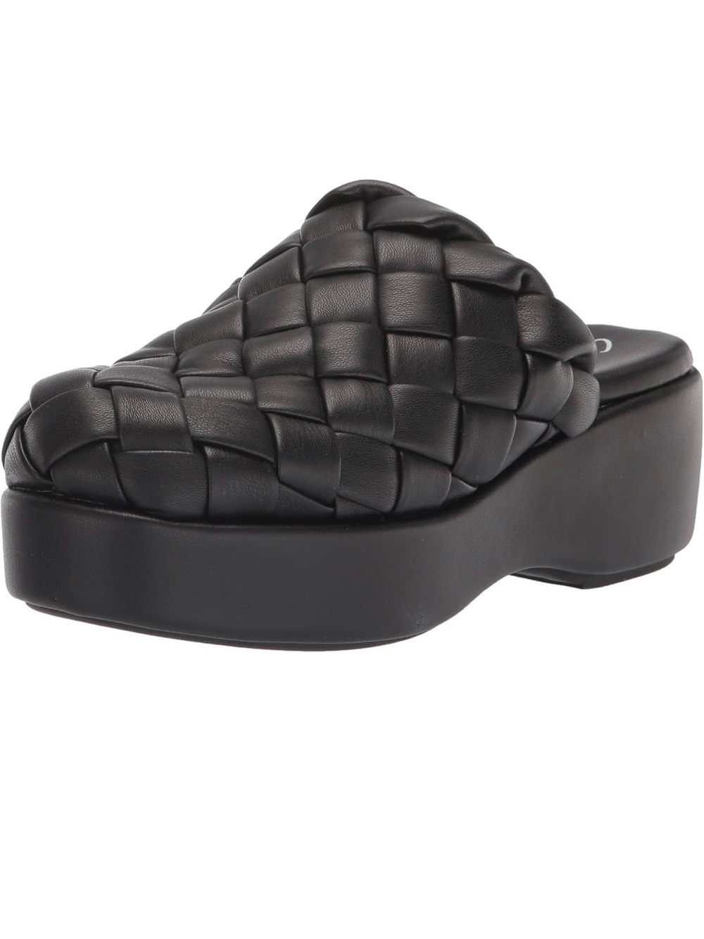 Circus by Sam Edelman Black Woven Platform Slide Mule